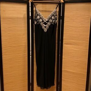 Classy & Sexy Black Nightie and Robe Set